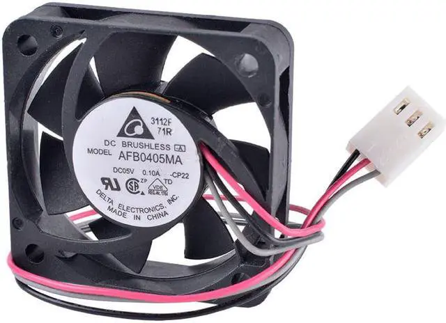 Alt view image 2 of 4 - AFB0405MA 4cm 40mm fan 4010 5V 0.10A  Double Ball Bearing 5V Cooling Fan
