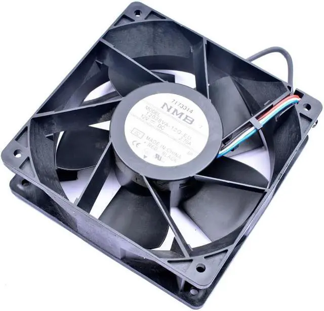 Alt view image 2 of 4 - 12038VA-12Q-EU 12cm 120x120x38mm 120mm fan DC12V 2.70A chassis server high-volume cooling fan