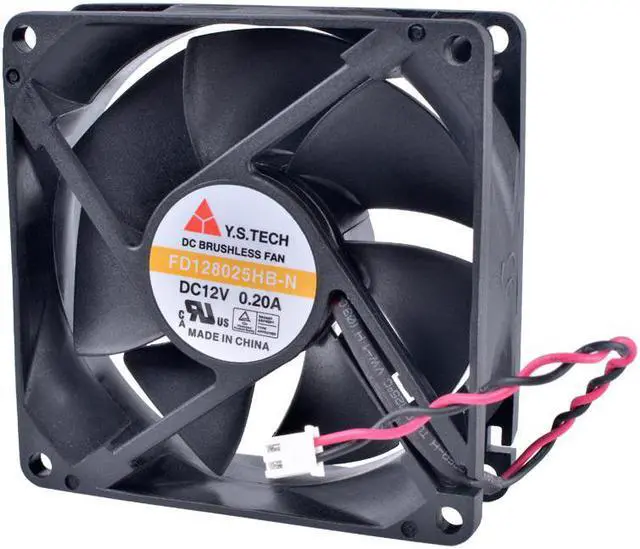 Alt view image 2 of 4 - COOLING REVOLUTION FD128025HB-N 8cm 8025 80mm fan 12V 0.20A Double ball bearing large air volume cooling fan