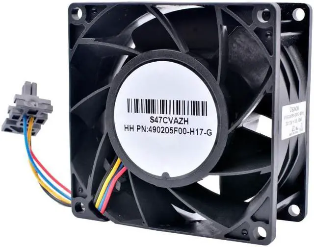 Alt view image 3 of 4 - New VF80381BX-Q010-S9H 8cm 80x80x38mm 80mm fan DC12V 50.40W 4 lines High-volume cooling fan suitable for server cabinets