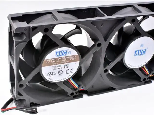 Alt view image 3 of 3 - DPPB0825B2G 8cm 12V 4.50A machine equipment module three rows of cooling fans