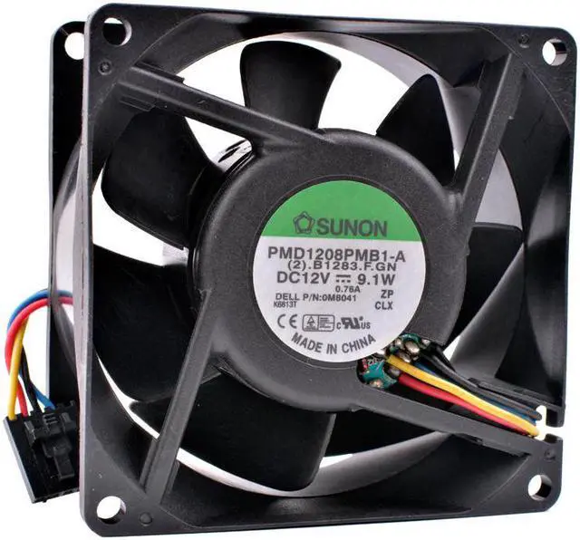Main image of PMD1208PMB1-A 8cm 80mm fan 8038 12V 9.1W Double ball bearing server large air volume cooling fan