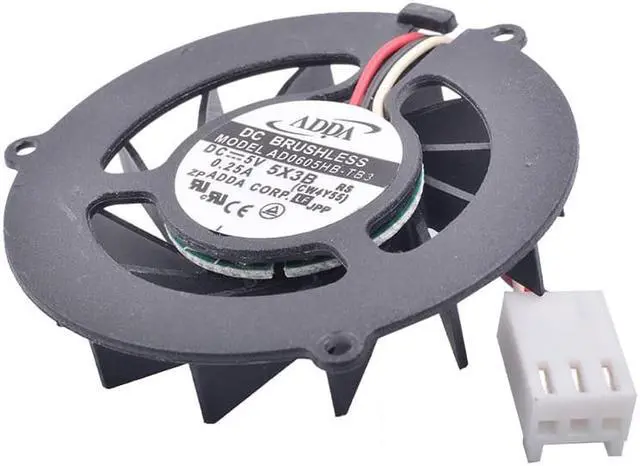 Alt view image 3 of 4 - AD0605HB-TB3 Notebook Fan E255 Fan DC 5V 0.25A Double ball bearing