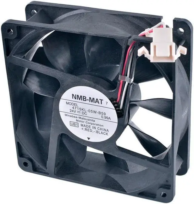 Alt view image 4 of 4 - 4715KL-05W-B59 12CM 120mm 12038 24V 0.99A Double ball bearing air volume inverter server IPC cooling fan