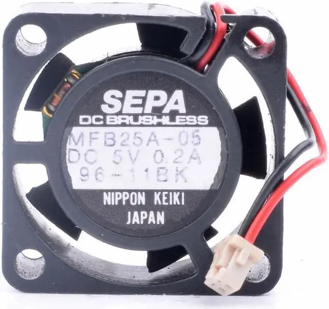 Alt view image 3 of 4 - SEPA MFB25A-05 2.5cm 2510 5V 0.20A router micro device small cooling fan