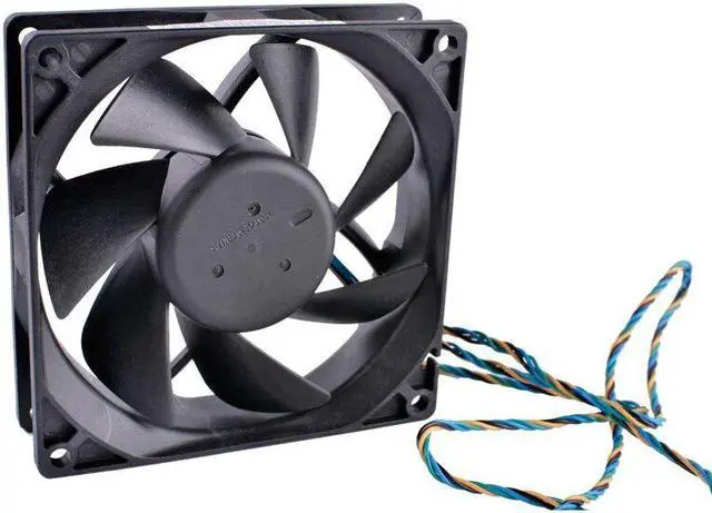 Alt view image 4 of 5 - QUR0912VH 9CM 92X92X25mm 12V 0.60A 4 lines pwm large air volume computer CPU radiator fan Mini water cooling fan