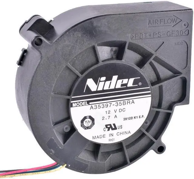 Main image of A35397-35BRA 9733 97x94x33mm  12V 2.70A 4pin PWM 4-wire 4pin PWM high volume Centrifugal turbine blower