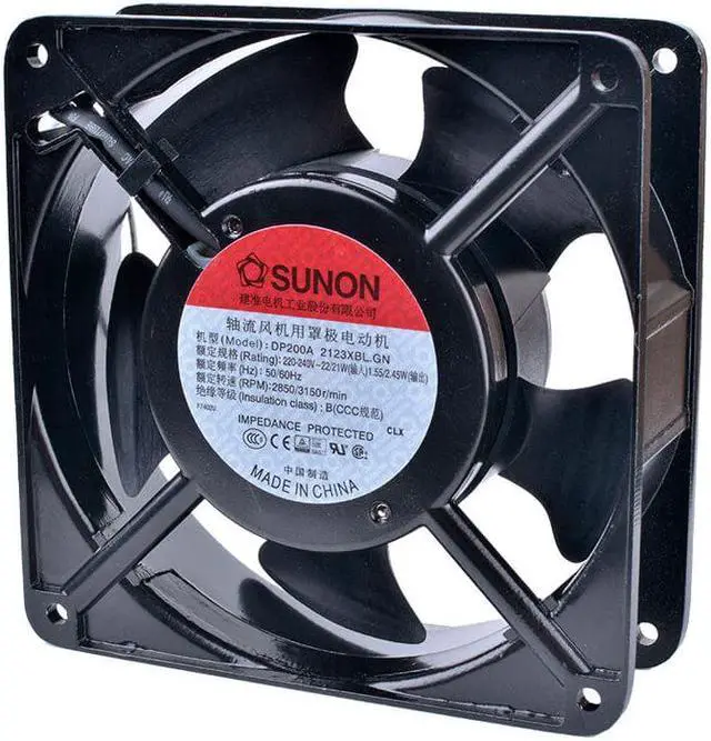 Alt view image 5 of 5 - DP200A2123XBL.GN2123XBT  12cm 120mm 12038 220V Metal AC cooling fan Cabinet fan