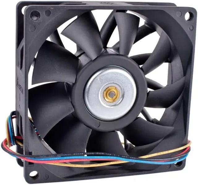 Alt view image 3 of 4 - FFB0812SH 8cm 8025 80mm fan 12V 0.60A 4-wire pwm high volume booster cooling fan