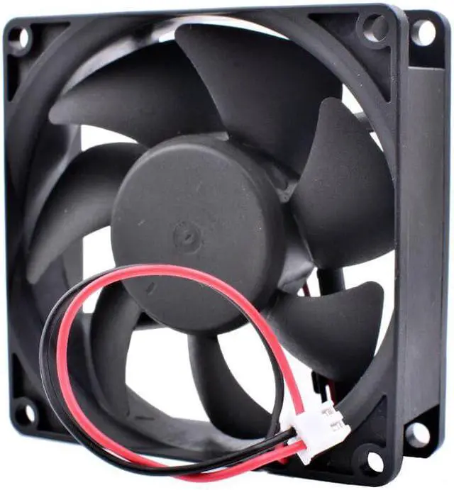 Alt view image 4 of 4 - EE80251B3-000C-A99 8cm 8025 12V 1.1W Double ball bearing mute air volume computer power cooling fan