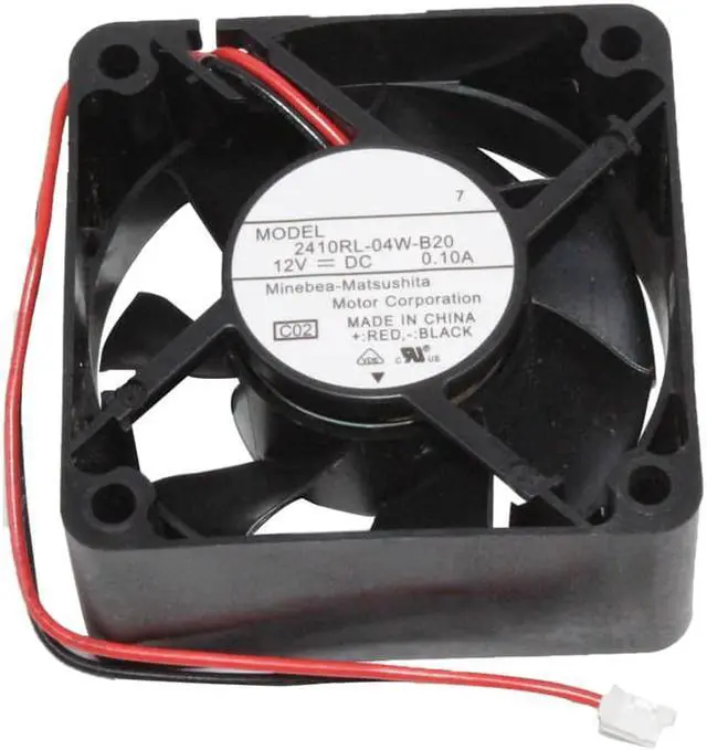 Alt view image 2 of 4 - New and  2410RL-04W-B20 6cm 60mm fan 6025 60x60x25mm DC 12V 0.10A Double ball bearing silent cooling fan