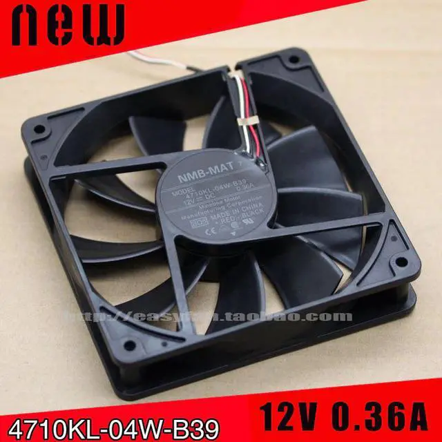 Main image of New and original COOLING REVOLUTION 4710KL-04W-B39 12cm 120mm fan 12025 12V 0.36A Projector Waterproof Cooling Fan