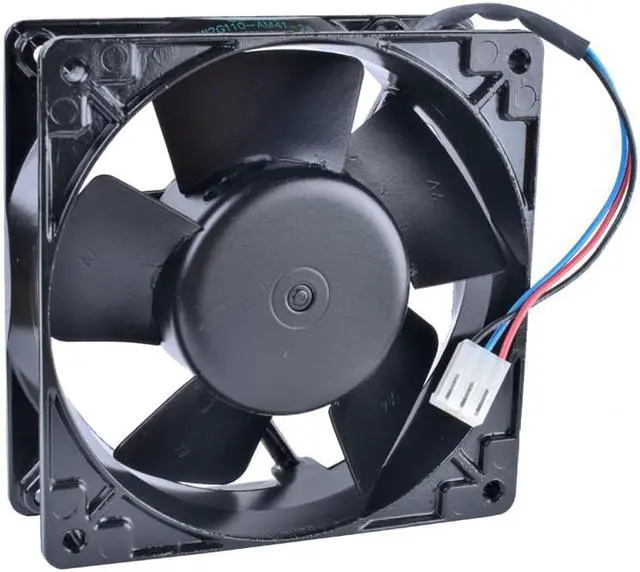 Alt view image 2 of 5 - W2G110-AM41-28 12cm  12038 48V 56V 5.9W Double ball bearing high air volume all-metal high temperature fan
