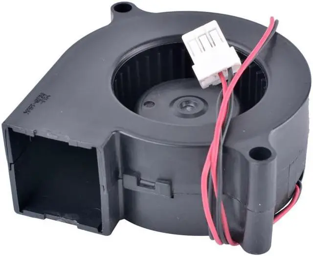 Alt view image 2 of 5 - D06F-12SH 6cm 6023 12V 0.21A 2-wire centrifugal turbine blower fan