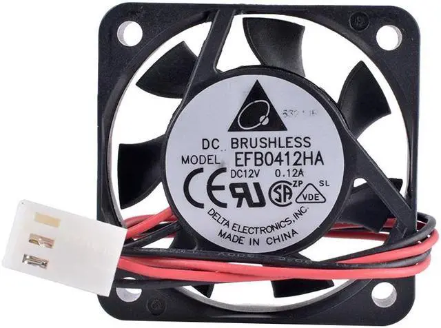 Alt view image 3 of 4 - EFB0412HA 4cm 40mm fan 40x40x10mm 4010 DC12V 0.12A dual ball high air volume power cooling fan