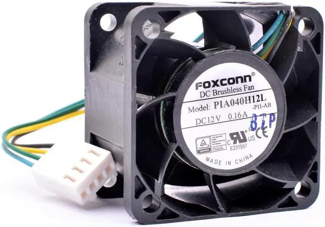 Alt view image 4 of 4 - PIA040H12L 4028 40mm 4cm 40x40x28mm DC12V 0.16A 4 lines pwm quiet cooling fan suitable for 1U 2U server