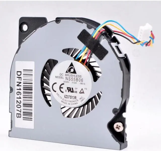 Alt view image 2 of 4 - NS55B06-16E15 DC05V 0.53A  DFN161022B 4 lines ultra-thin laptop cooling fan