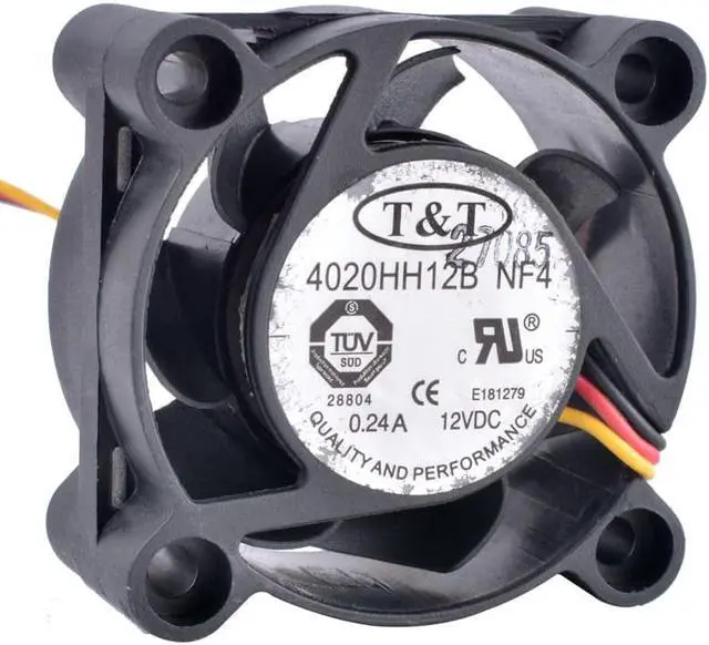 Main image of New 4020HH12B NF4 4cm 4020 40mm fan 12V 0.24A 3-wire belt monitoring speed double ball bearing large air volume cooling fan
