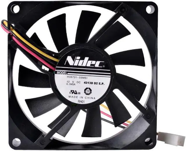 Alt view image 5 of 5 - 80mm fan h35731-55mei 8015 80x80x15mm 12V 0.045a 8cm ultra-thin silent cooling fan.