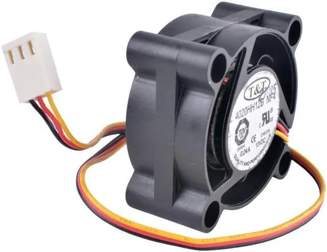 Alt view image 3 of 7 - New 4020HH12B NF4 4cm 4020 40mm fan 12V 0.24A 3-wire belt monitoring speed double ball bearing large air volume cooling fan
