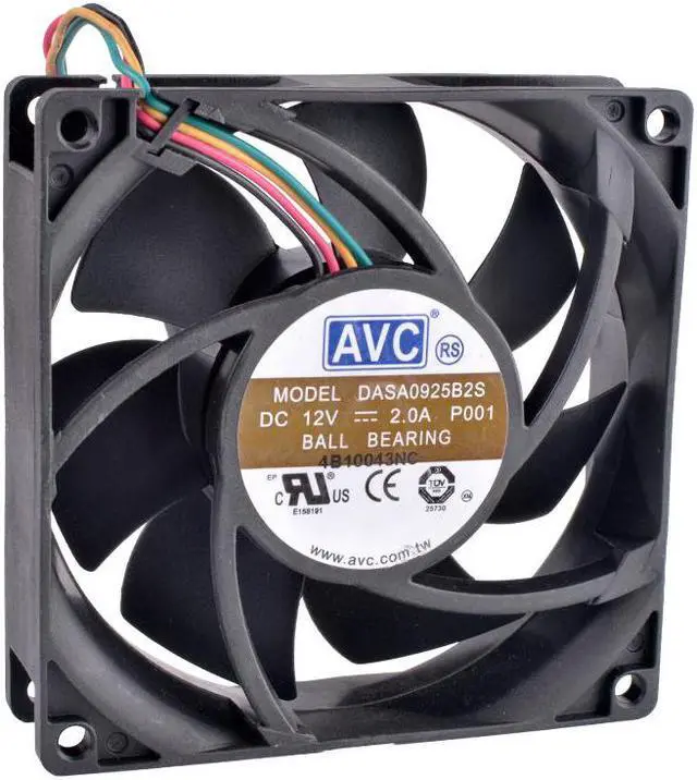 Main image of DASA0925B2S 9cm 90mm 92mm 9025 9225 92x92x25mm 12V 2.0A Double ball bearing air volume server cooling fan