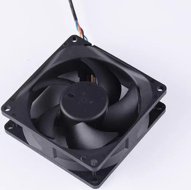 Alt view image 3 of 5 - AUB0812VH 80mm fan 8cm 80x80x25mm DC12V 0.41A 4 lines cooling fan for projector