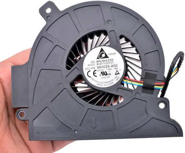 Alt view image 4 of 4 - TXA01 BUB1112HH-01 MHV25-A00 12V 1.00A for Optiplex 3240 3440 7440 CPU Cooling Fan