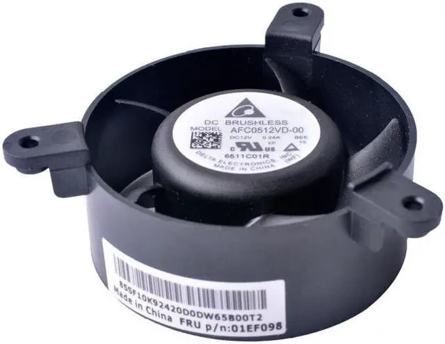 Alt view image 6 of 6 - 5020 12V afc0512vd-00 0.24A 5CM Double ball bearing large air volume cooling fan