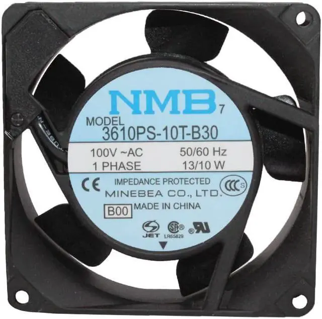 Main image of New and  3610PS-10T-B30 9cm 92mm 9025 92x92x25mm AC 100V 13W Double ball bearing plug type AC cabinet cooling fan