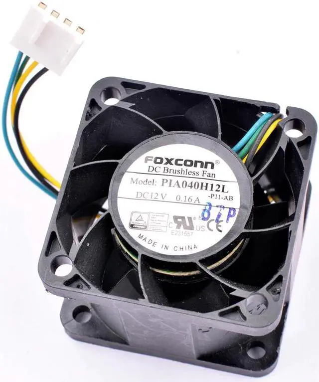 Alt view image 3 of 4 - PIA040H12L 4028 40mm 4cm 40x40x28mm DC12V 0.16A 4 lines pwm quiet cooling fan suitable for 1U 2U server