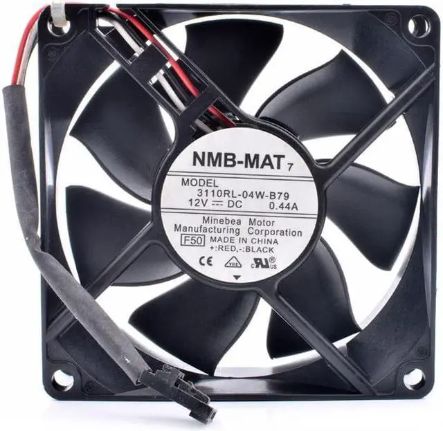 Alt view image 4 of 4 - 3110RL-04W-B79 8cm 8025 80mm fan 12V 0.44A  server chassis power cooling fan