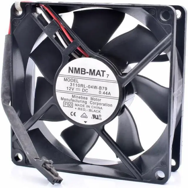 Alt view image 2 of 4 - 3110RL-04W-B79 8cm 8025 80mm fan 12V 0.44A  server chassis power cooling fan