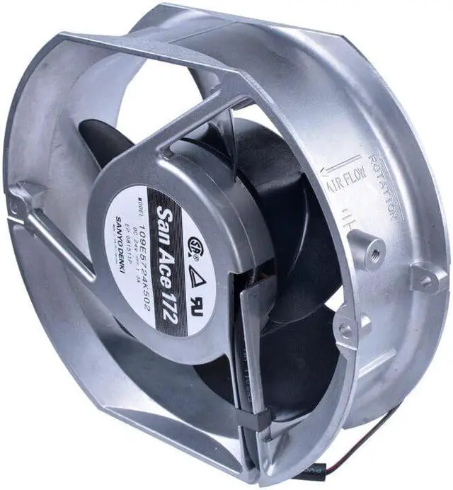 Alt view image 4 of 6 - 109E5724K502 17251 172x150x52mm 24V 1.30A double ball strong wind volume dc cooling fan