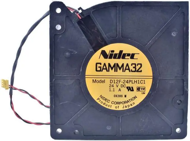 Alt view image 3 of 4 - D12F-24PLH1C1 12cm 12032 120x120x32mm 24V 1.1A Large air volume centrifugal turbine blower fan