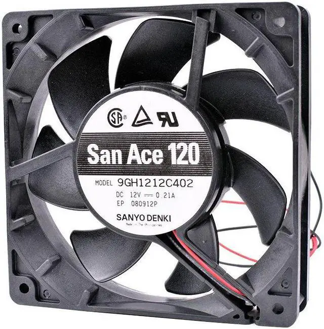 Alt view image 4 of 4 - New and  9GH1212C402 12CM 120mm fan 12025 DC 12V 0.21A Computer case High-end server cooling fan