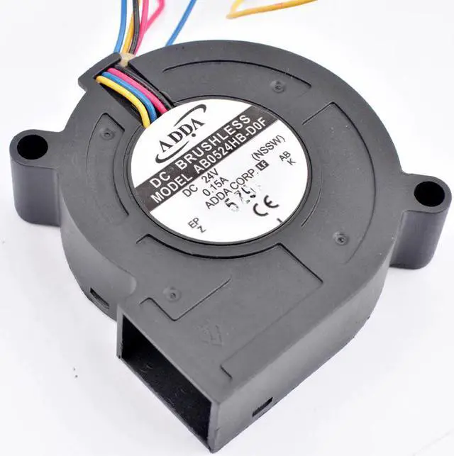 Alt view image 3 of 3 - AB0524HB-D0F 50mm blower 5cm 5015 50x50x15mm DC24V 0.15A 4 wires pwm blower cooling fan for inverter