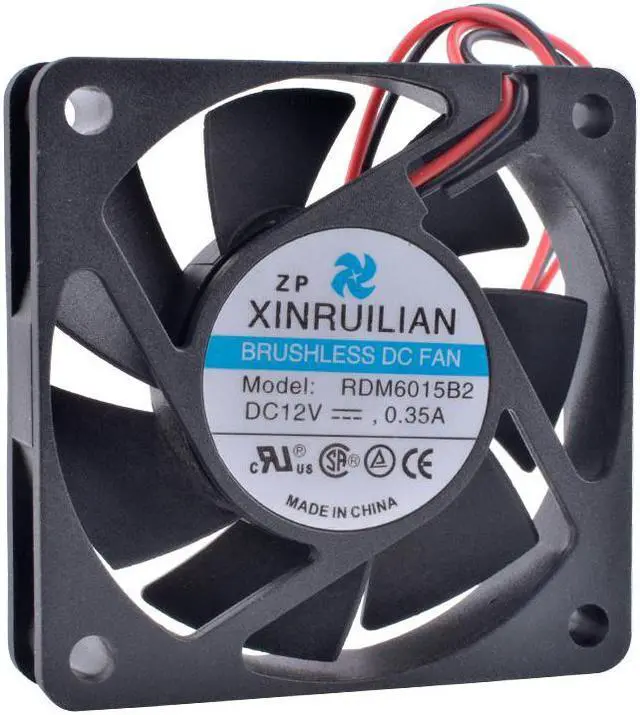 Main image of RDM6015B2 6cm 6015 60mm fan 60x60x15mm 12V 0.35A Double ball bearing large air volume cooling fan