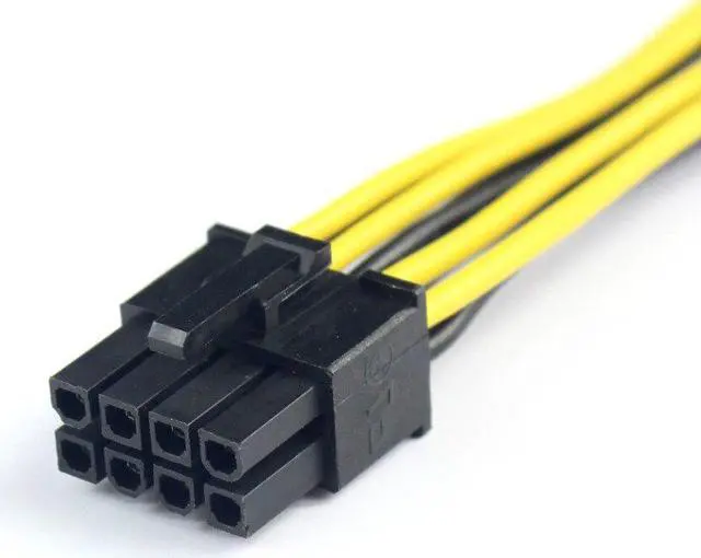 Alt view image 4 of 5 - XT-XINTE 1PC 6 Pin Feamle 8 Pin Male PCI Express Converter CPU Graphics Video Power Cable 6Pin to 8Pin PCIE Power Cable