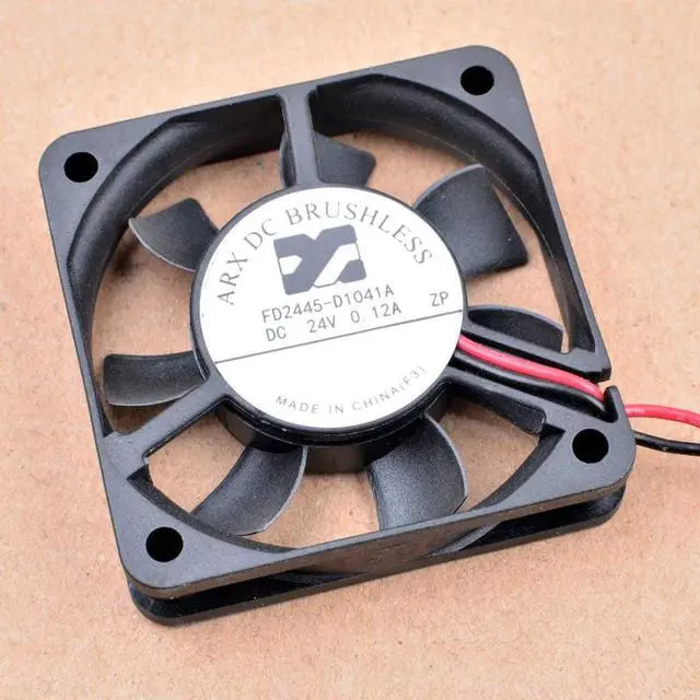 Alt view image 3 of 4 - FD2445-D1041A 5cm 50mm 50x50x10mm DC24V 0.12A 2 lines Ultra-thin and quiet inverter cooling fan