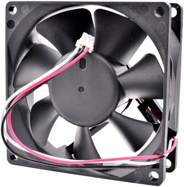 Alt view image 3 of 4 - DSB0824VH 8cm 80x80x25mm DC24V 0.21A 3 lines Industrial computer inverter cooling fan