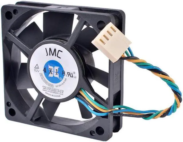 Alt view image 2 of 4 - 6015-12HB 6cm 60mm fan 6015 12V 0.12A 4-wire pwm computer motherboard CPU cooling fan