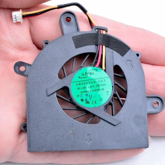 Alt view image 3 of 3 - AB0505UX-QC3 (CWS3100) 5V 0.35A DIY notebook built-in CPU cooling fan