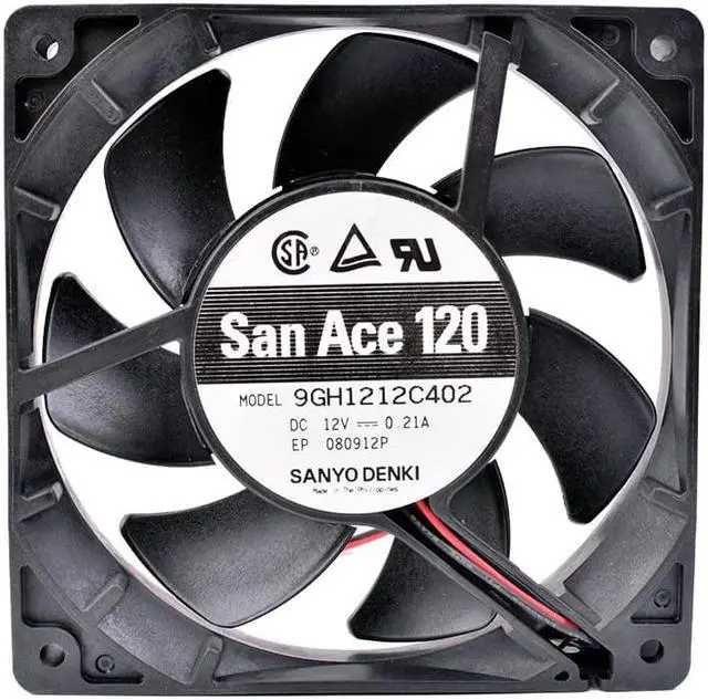 Alt view image 2 of 4 - New and  9GH1212C402 12CM 120mm fan 12025 DC 12V 0.21A Computer case High-end server cooling fan
