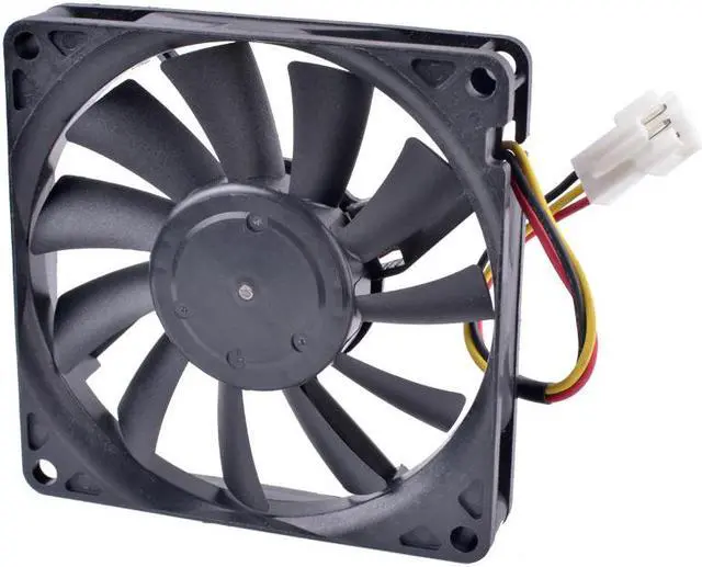 Alt view image 3 of 4 - D08R-12TS1 8cm 80mm fan 8015 12V 0.09A 3-wire ultra-quiet cooling fan