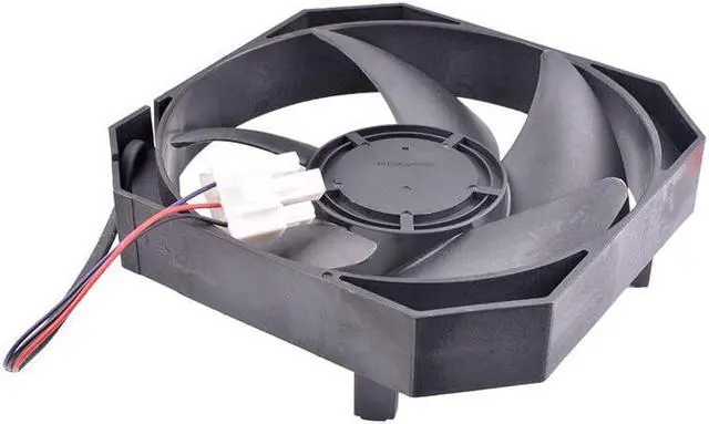 Alt view image 4 of 5 - Z15I12MS3A5-52Z99 15cm 12V 0.05A 3-wire refrigerator cooling fan DIY