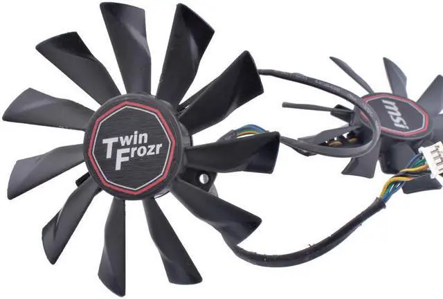 Alt view image 3 of 4 - PLD10010S12HH 12V 0.40A R9-290X R9- 280X R9-270X R7-260X Graphics Cooling Fan
