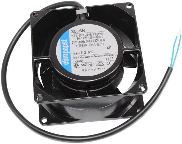Alt view image 2 of 4 - New and  8556N 8cm 8038 80x80x38mm 220V-230V Durable high temperature all-metal cooling fan axial fan