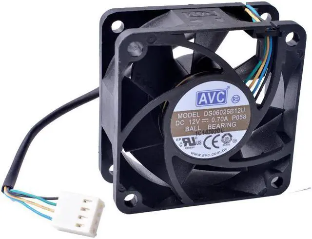 Main image of COOLING REVO DS06025B12U 12V 0.70A 60mm 60x60x25mm fan Computer CPU 4 wire 4pin double ball bearing large air volume cooling fan