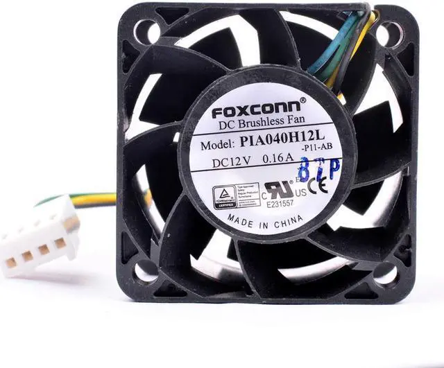 Main image of PIA040H12L 4028 40mm 4cm 40x40x28mm DC12V 0.16A 4 lines pwm quiet cooling fan suitable for 1U 2U server