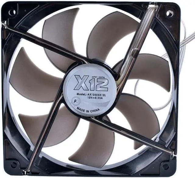 Alt view image 2 of 5 - 12025 12cm 120mm fan 120x120x25mm 12V 0.25A  speed monitoring computer CPU cooler fan chassis fan blue light